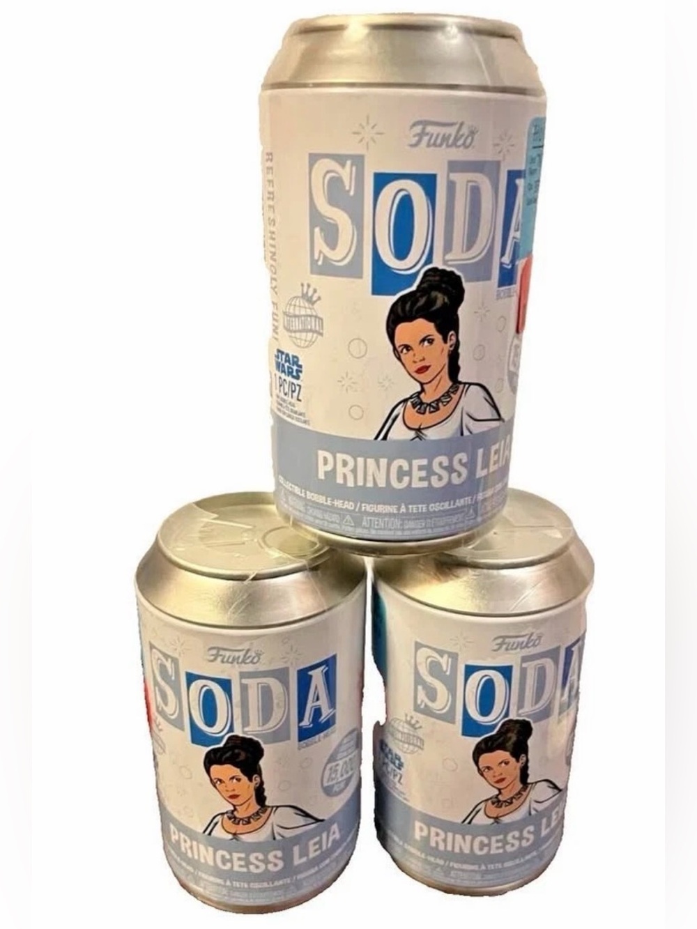 2 Star Wars Funko Soda Leia Vinyl Figure New in Can Sealed w/ a Chance 4 Chase